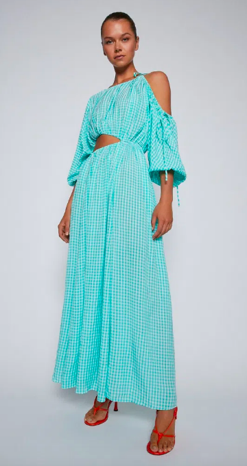 For rent a Scanlan Theodore Drawcord Gingham Mint