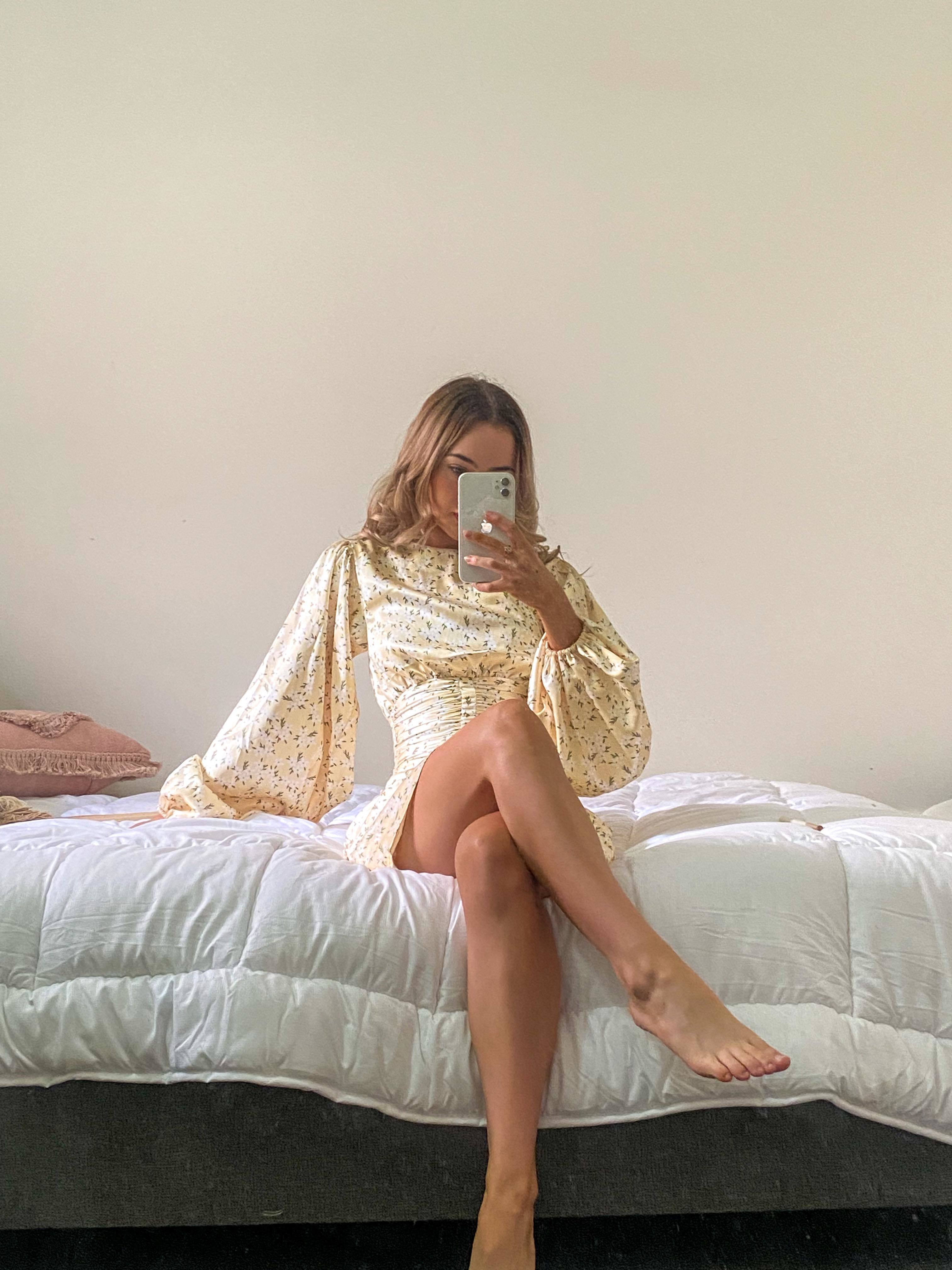 Designer rental Yellow Sabo Skirt