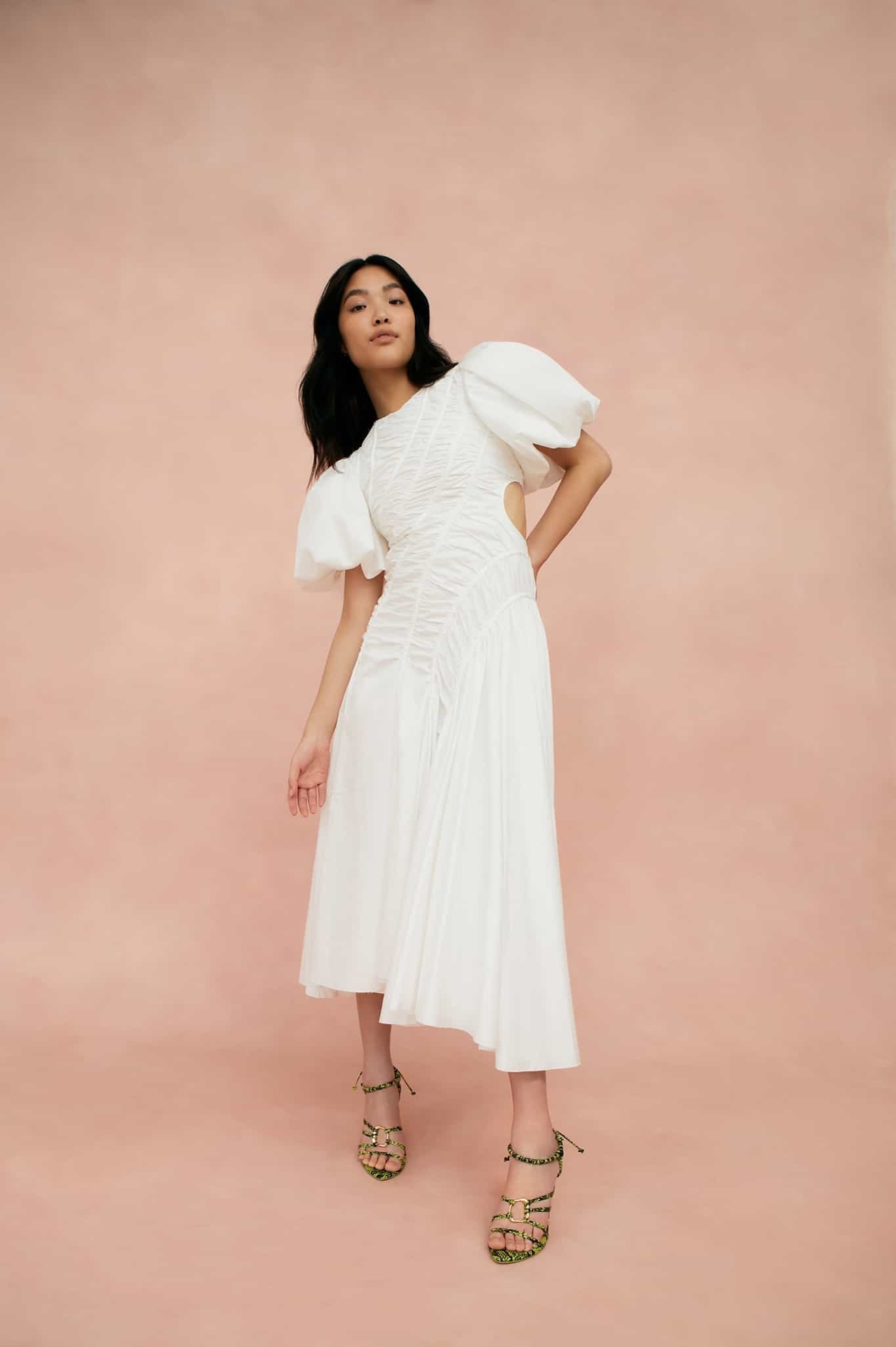 Formal rental Aje Aje Siren Midi Dress