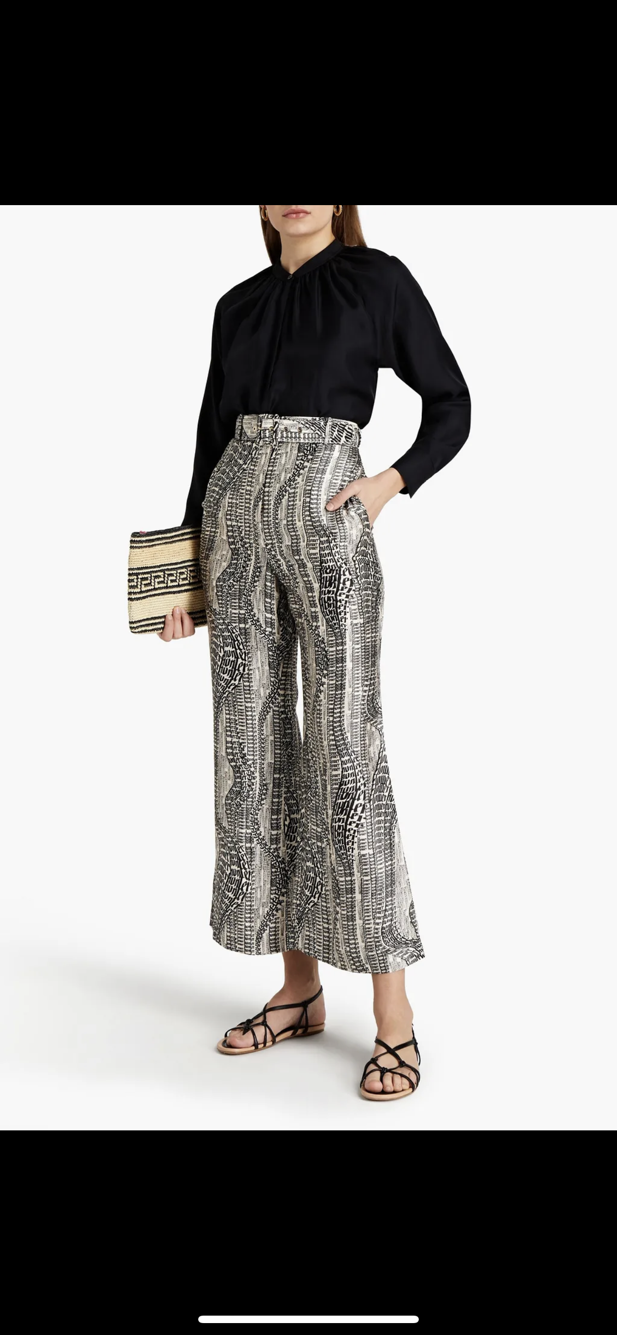 Rent a Zimmermann Kick Flare Printed Pant