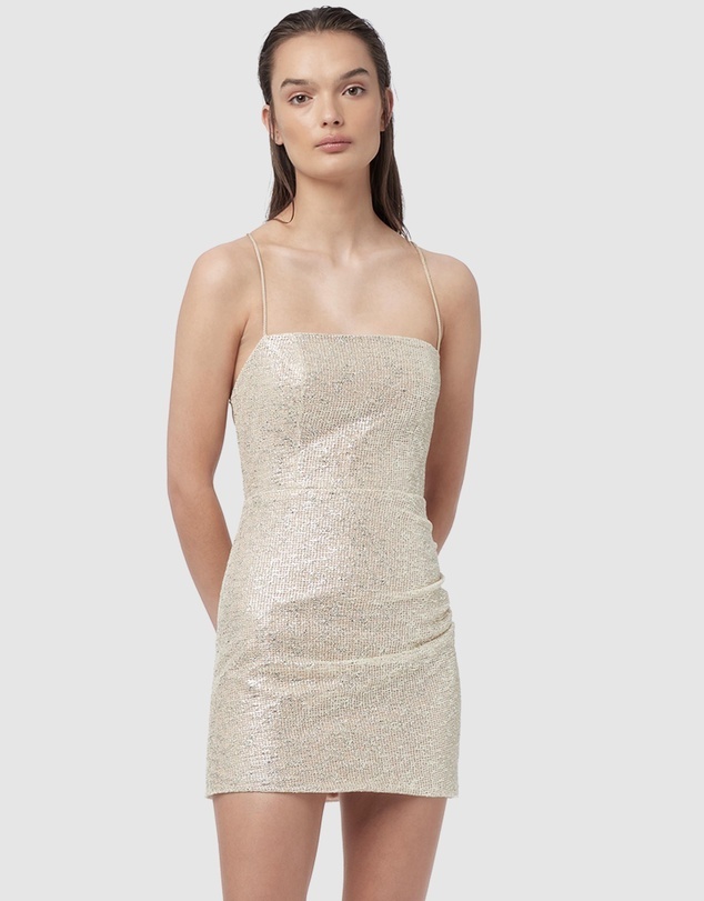 Designer rental Manning Cartell Metallic Gold Mesh Mini