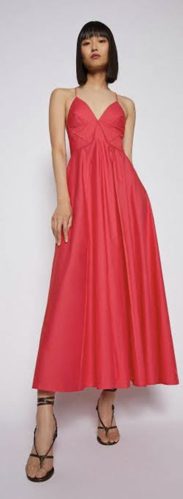 Rental Scanlan Theodore Parachute Cotton Strappy Dress