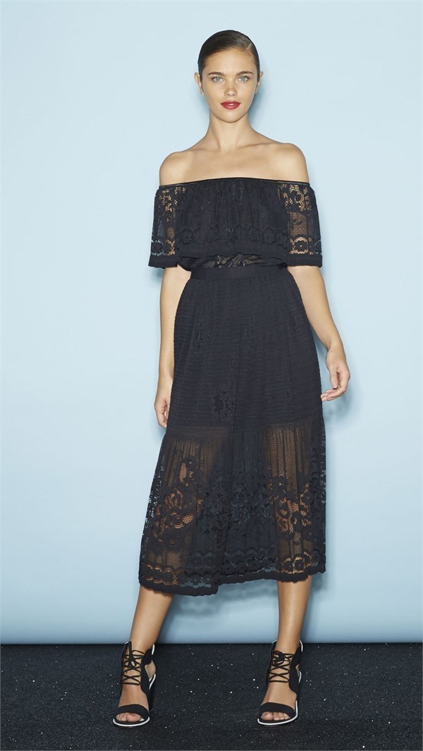 Rental Alice Mccall Black Patchouli Tea Dress