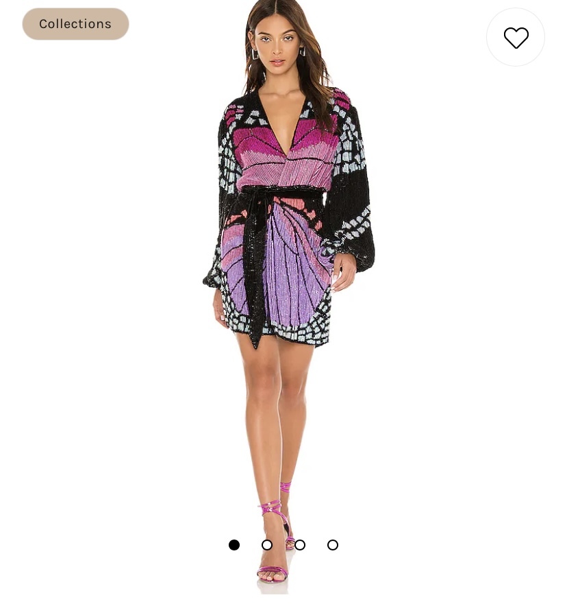 Rental Retrofete Gabrielle Butterfly Robe
