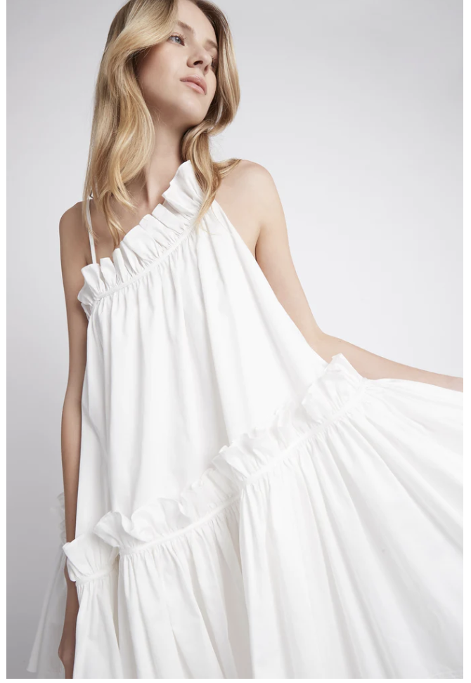 Loan a Aje Romance Asymmetric Mini Dress