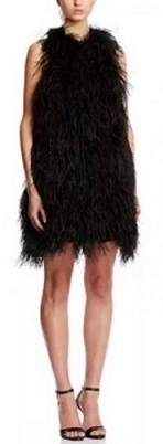 Borrow a Scanlan Theodore Ostrich Feather Dress