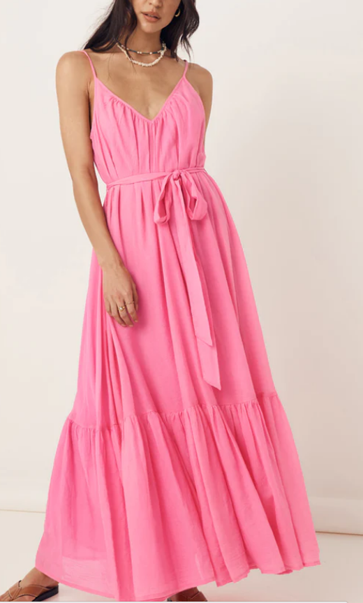 Designer rental Spell & The Gypsy Azalea Strappy Maxi Dress
