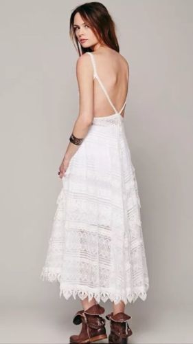 Rental Free People Lace Apron Maxi