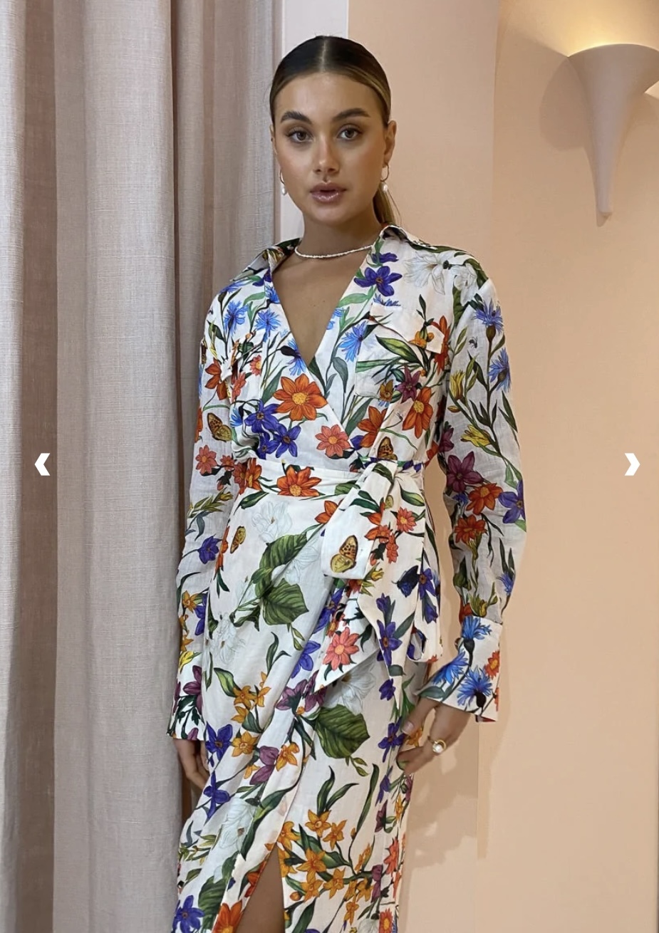 Loan a Kate Ford Devina Wrap Shirt Dress