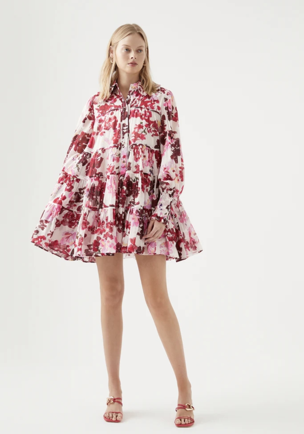 Designer rental Aje Wilderness Smock Dress