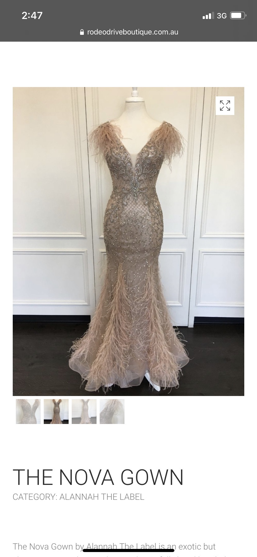 Cheap designer Alannah The Label The Nova Gown