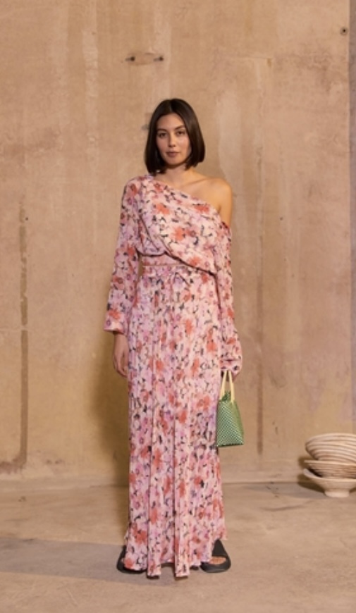 Rent a Ruby Aimee Cowl Blouse & Pleat Skirt