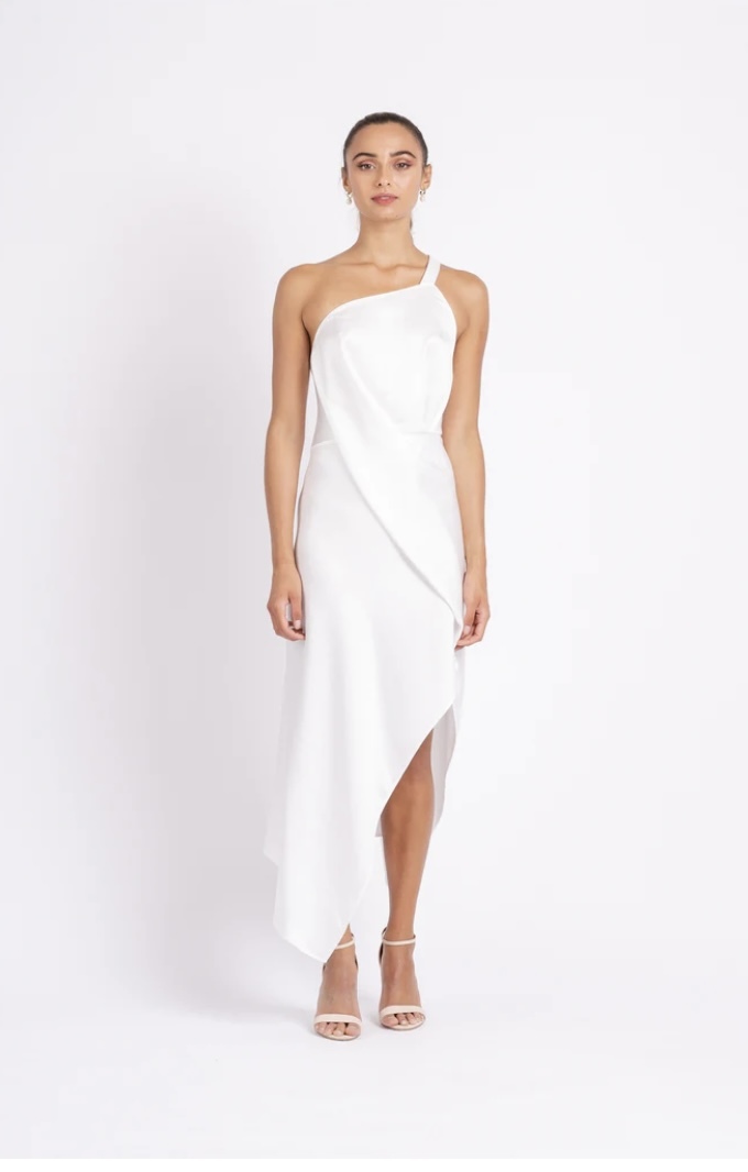 For rent a One Fell Swoop Harlequin Dress In White On White