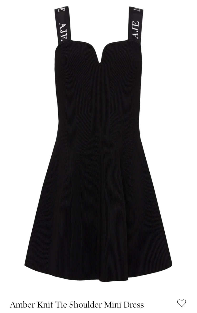Hire a Aje Amber Knit Tie Dress