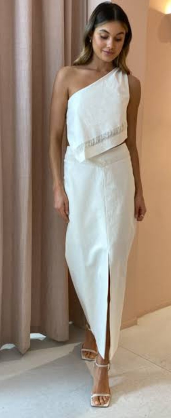 Rent a Sir The Label Marne Midi Skirt & Crop Set