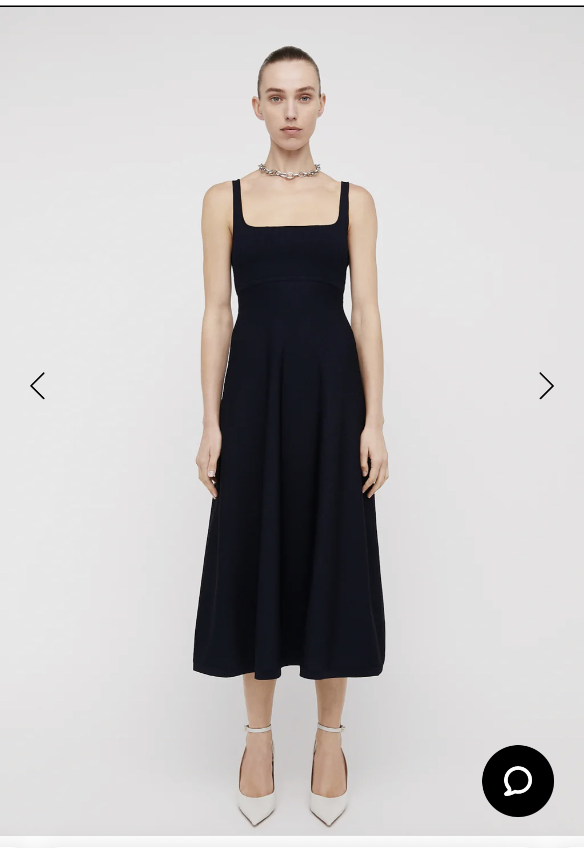 Borrow a Scanlan Theodore Crepe Knit Square Neck Dress