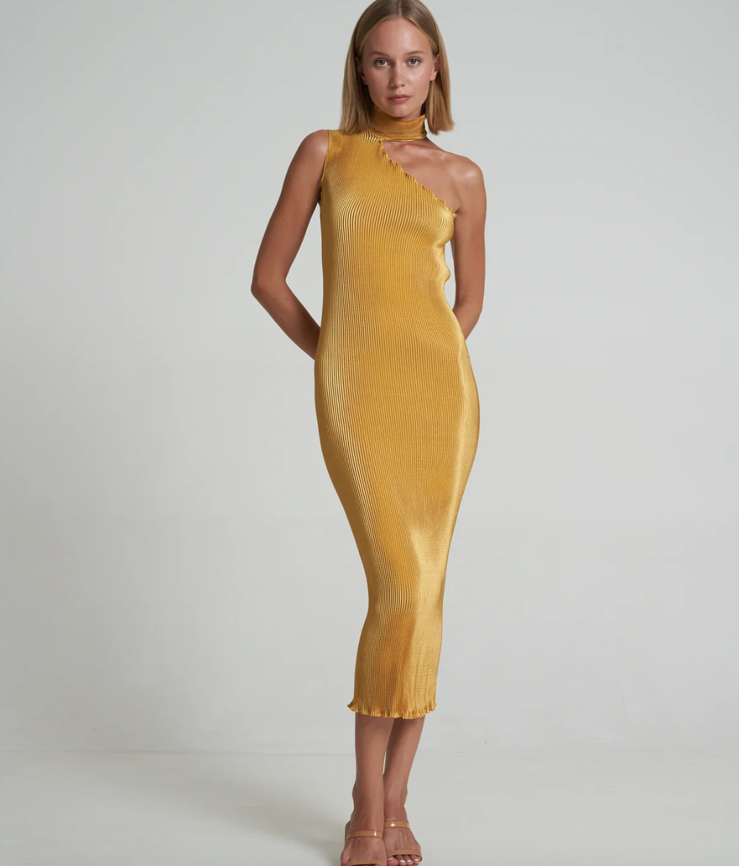 Affordable Lidee Soiree 90s Gown Marigold