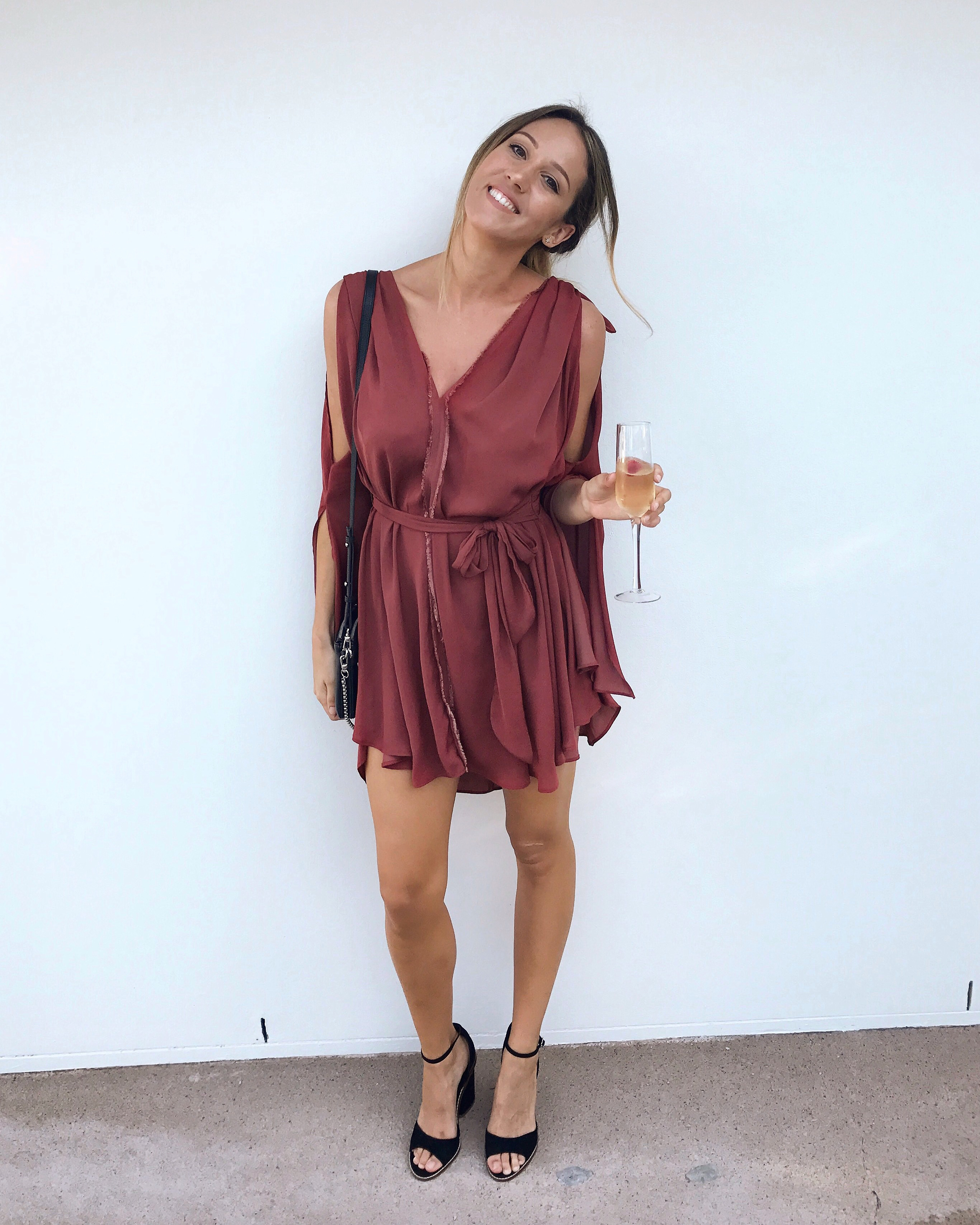 Affordable Bec & Bridge Tiny Dancer Dress Rust