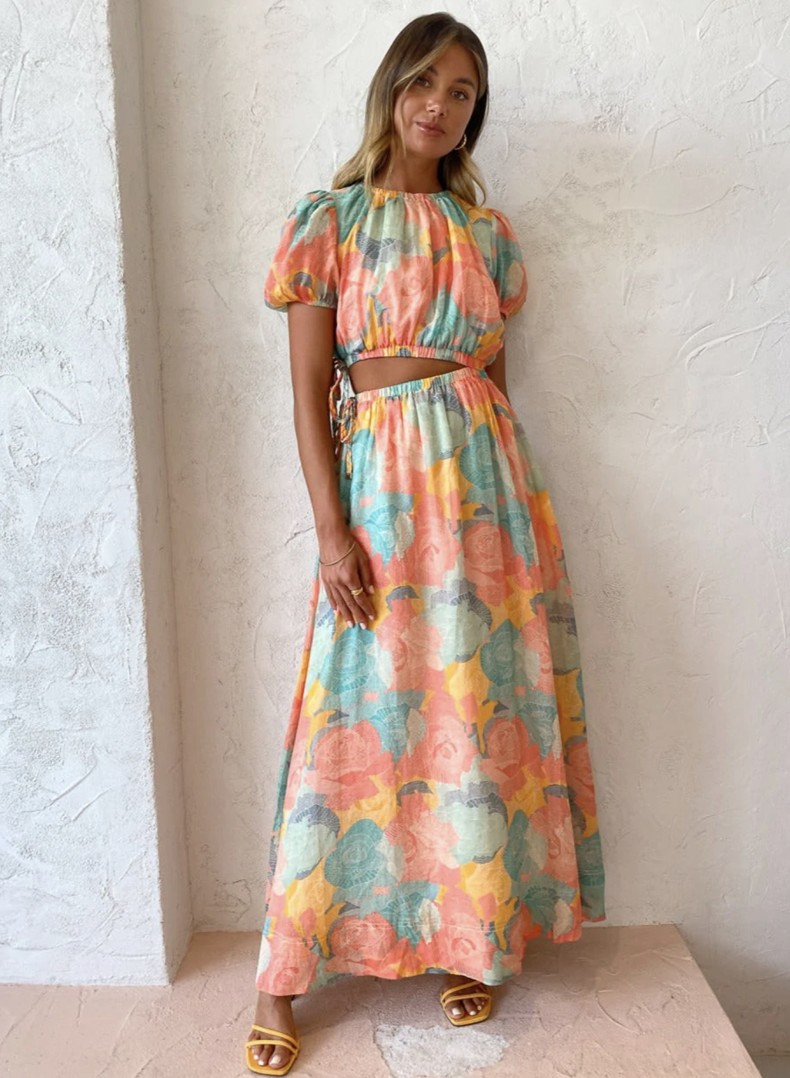 Formal rental New Romantics Lavender Mist Maxi In Summer Rose
