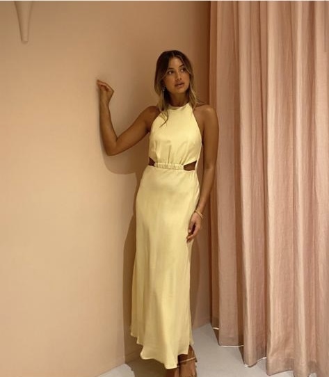 Loan a Viktoria & Woods Fluorescent Dress Soybean Colour