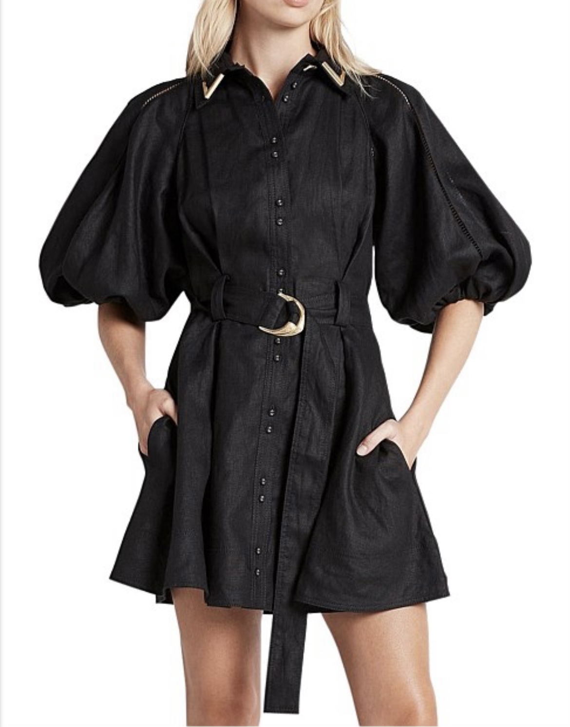 Hire a Aje Recurrence Button Up Dress