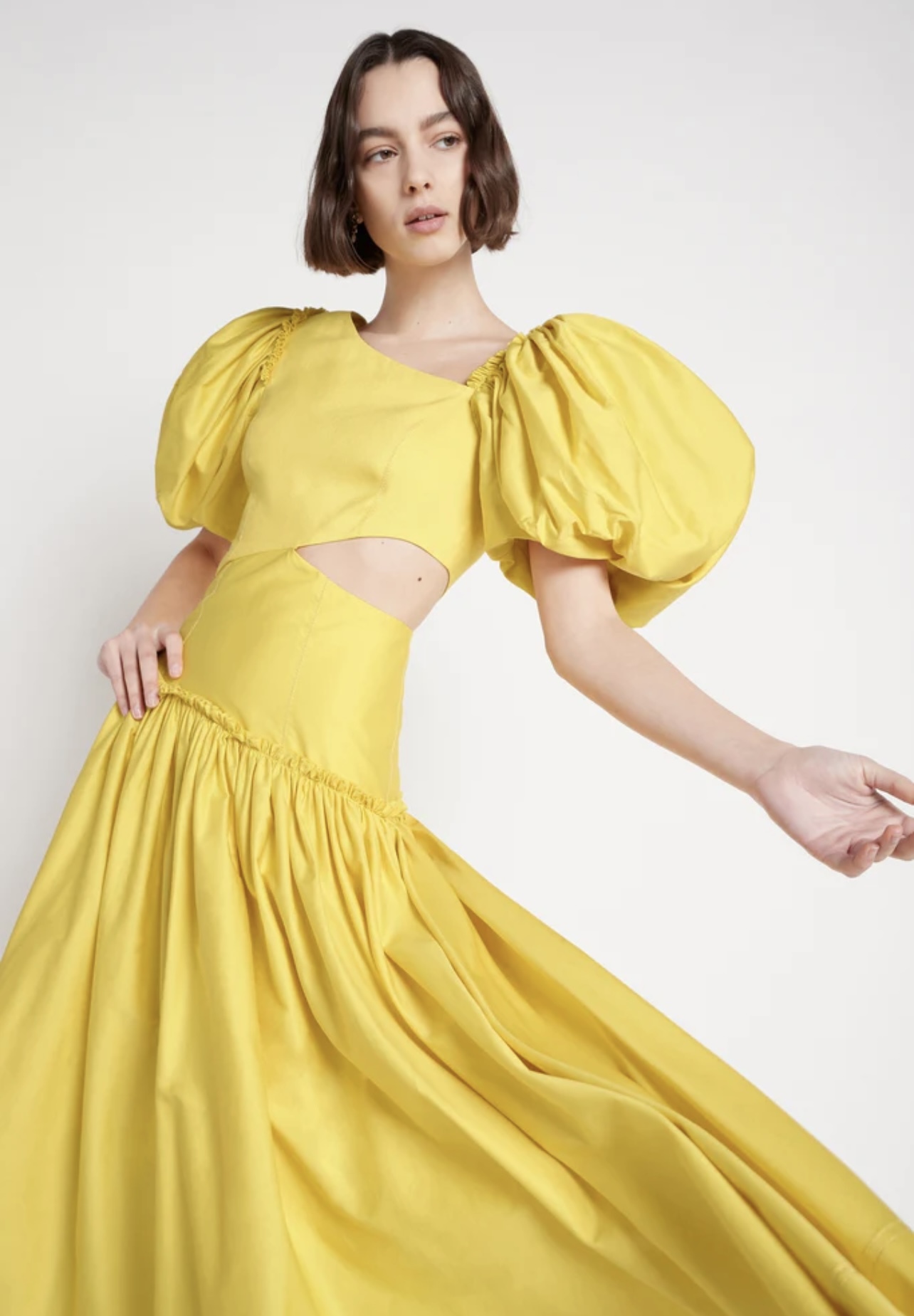 Formal rental Aje Chateu Cut Out Middi Dress