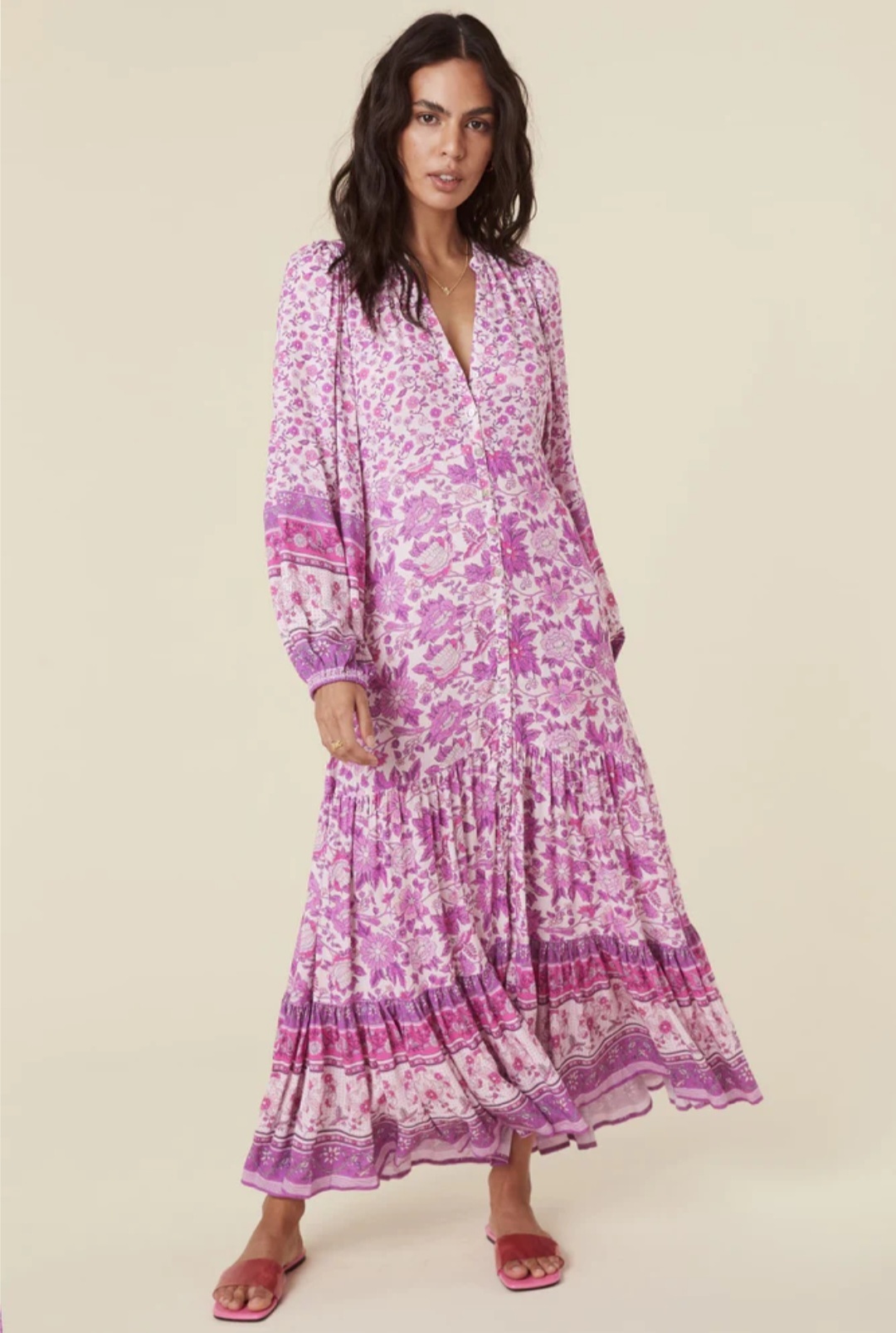 Affordable Spell & The Gypsy Mossy Button Through Gown