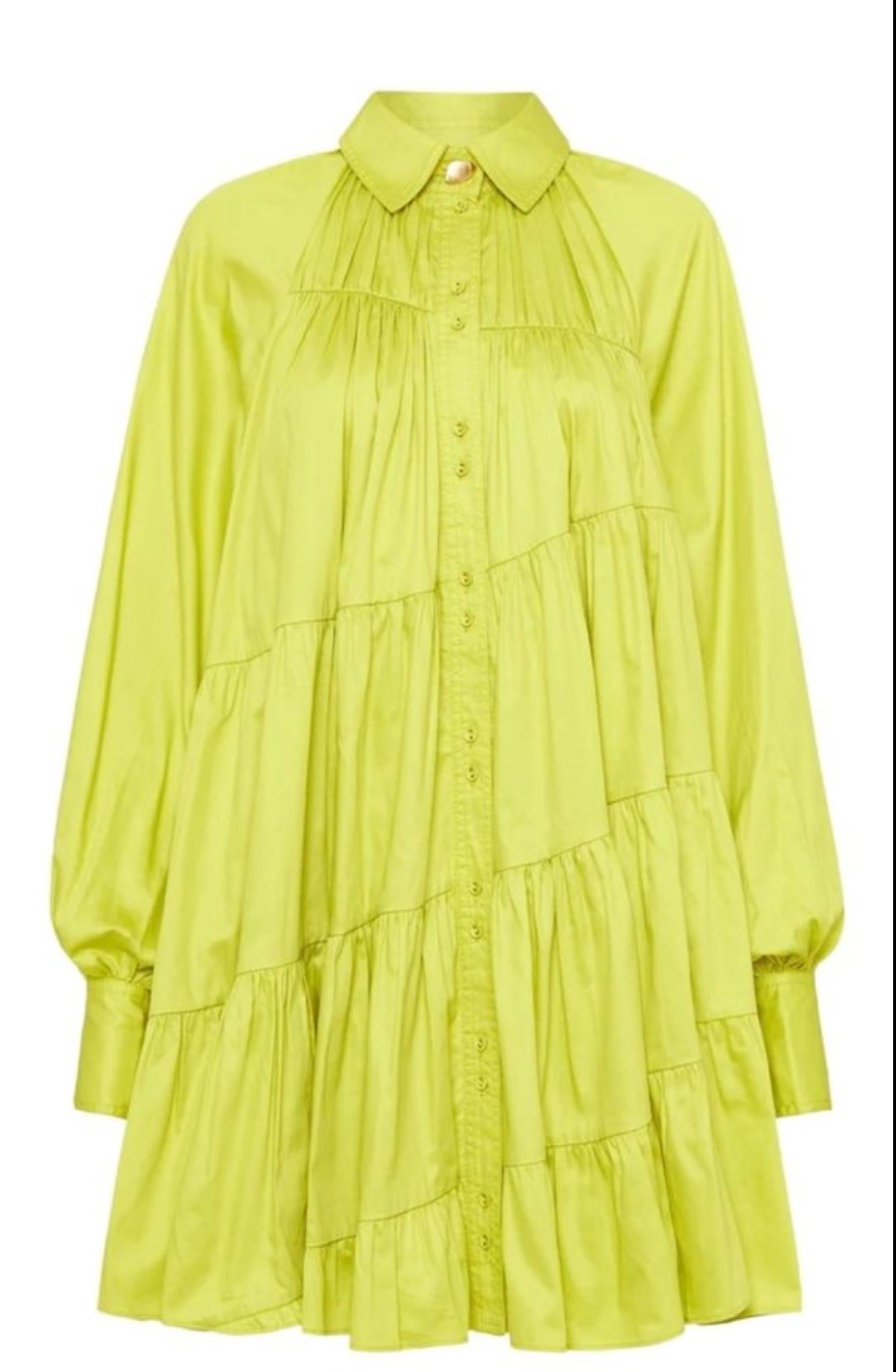 Designer rental Aje Gathered Smock Mini Dress