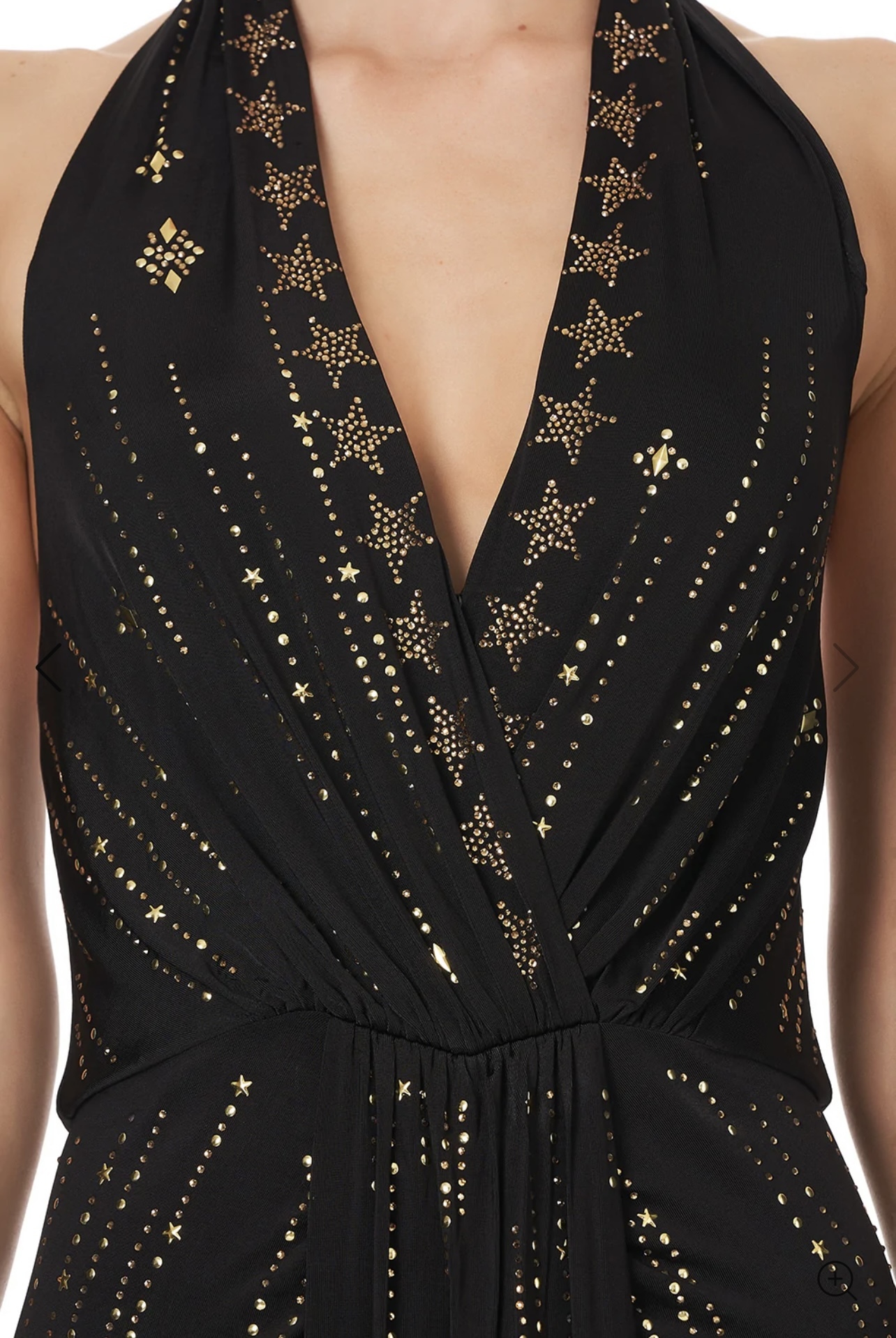 Designer rental Camilla Long Jersey Halter Dress, Lady Stardust