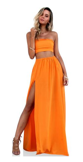 Hire a Sisters The Label Tangerine Dream Two Piece Gown