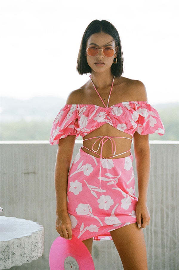 Sabo Skirt Pink to rent