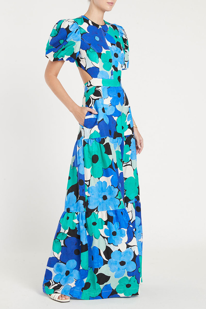 For rent a Rebecca Vallance Puglia Cut Out Maxi Dress