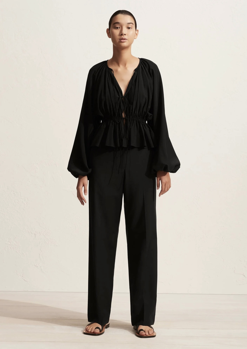 Formal rental Matteau Tie Front Blouse