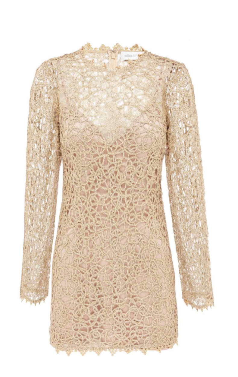 Loan a Alice Mccall Pablo Mini Dress Gold