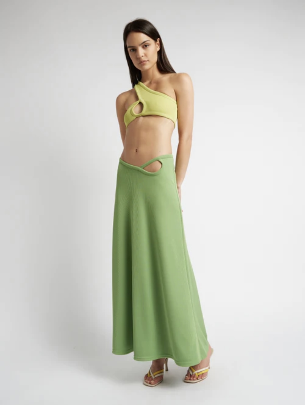 Loan a Christopher Esber Looped Torso Rib Skirt