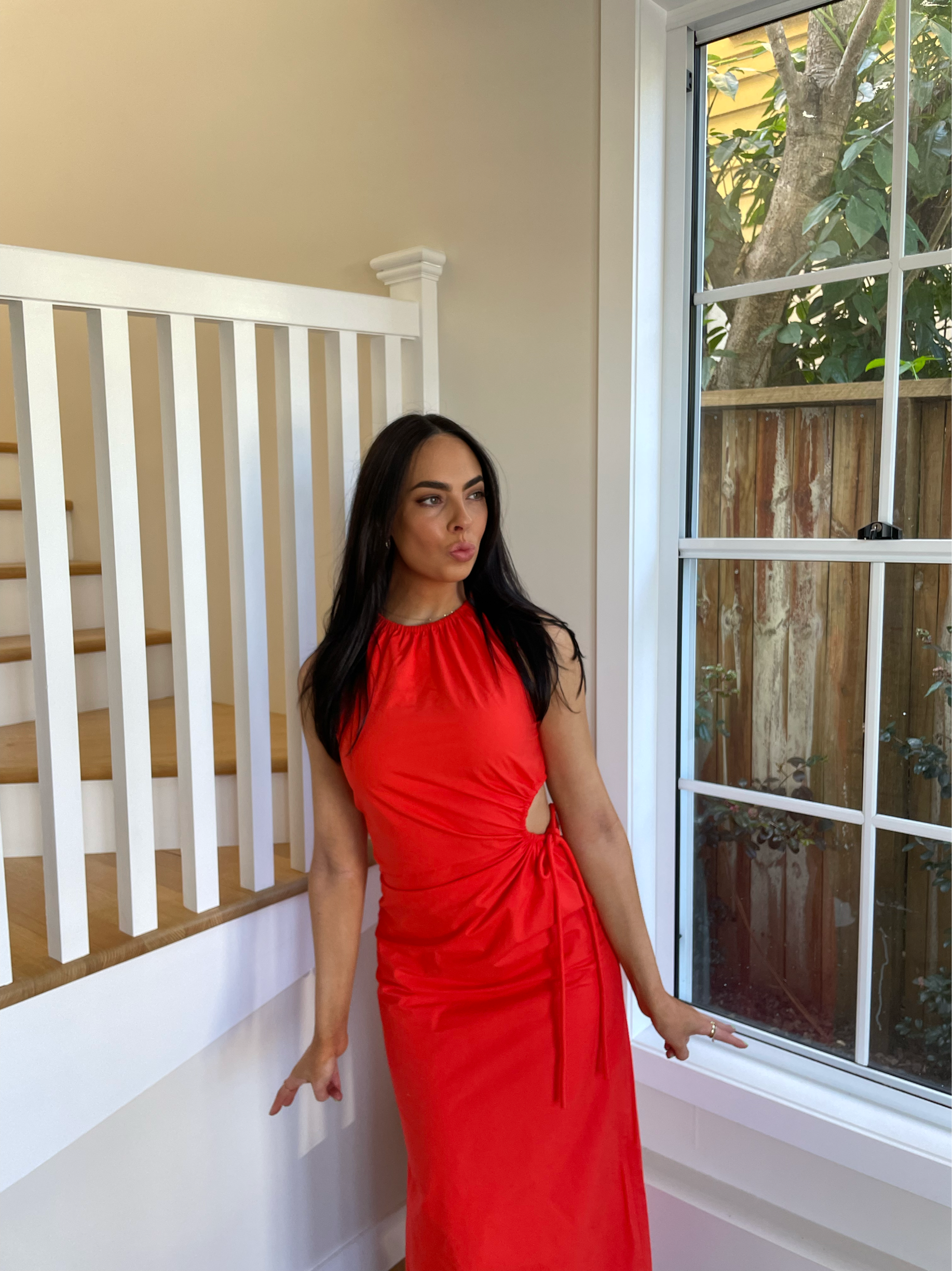 Affordable Sir The Label Anja Cut Out Dress