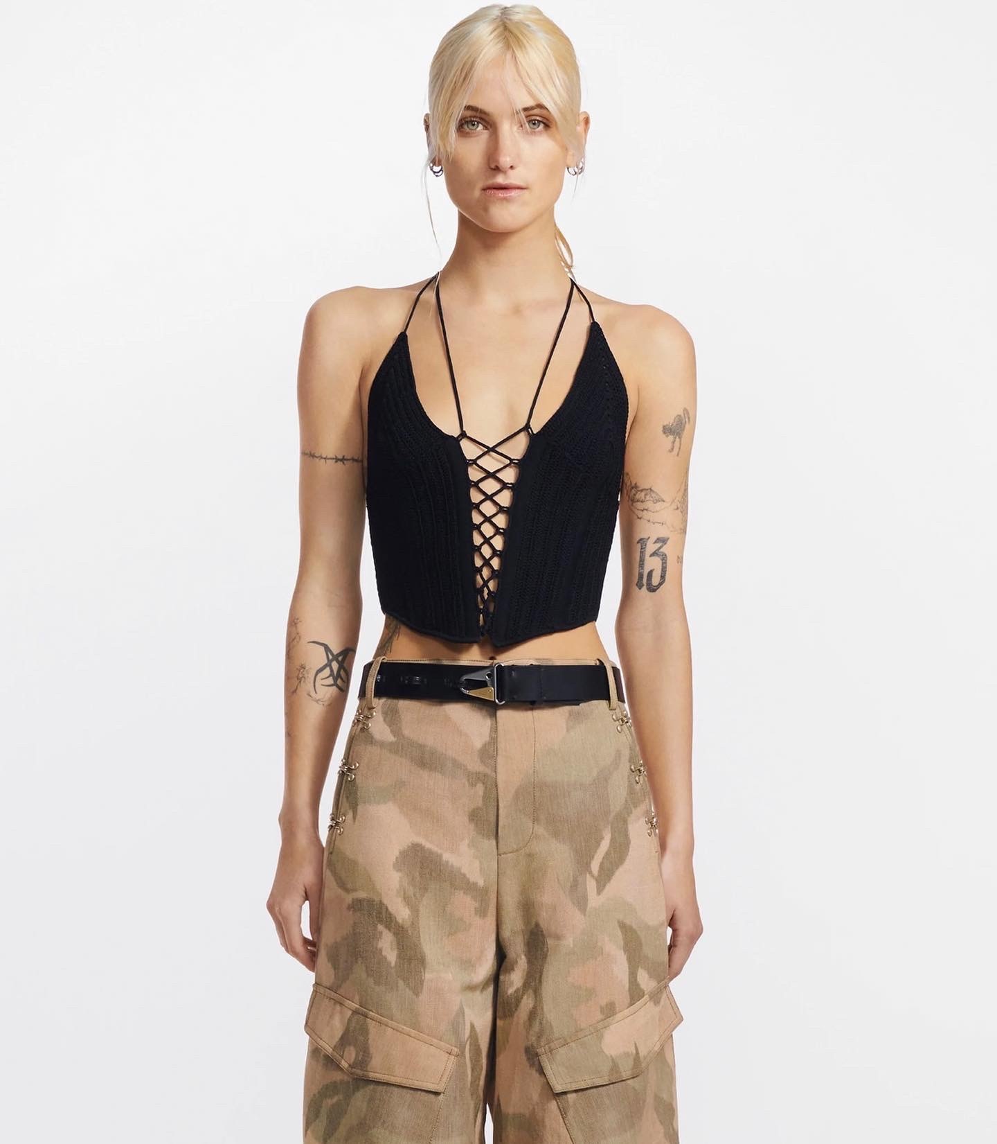 Hire a Dion Lee Crochet Tie Corset