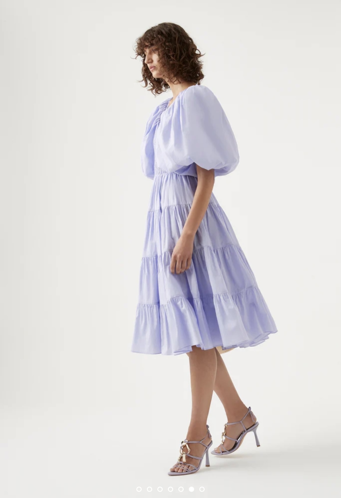 Designer rental Aje Cherished Midi In Cool Lavender