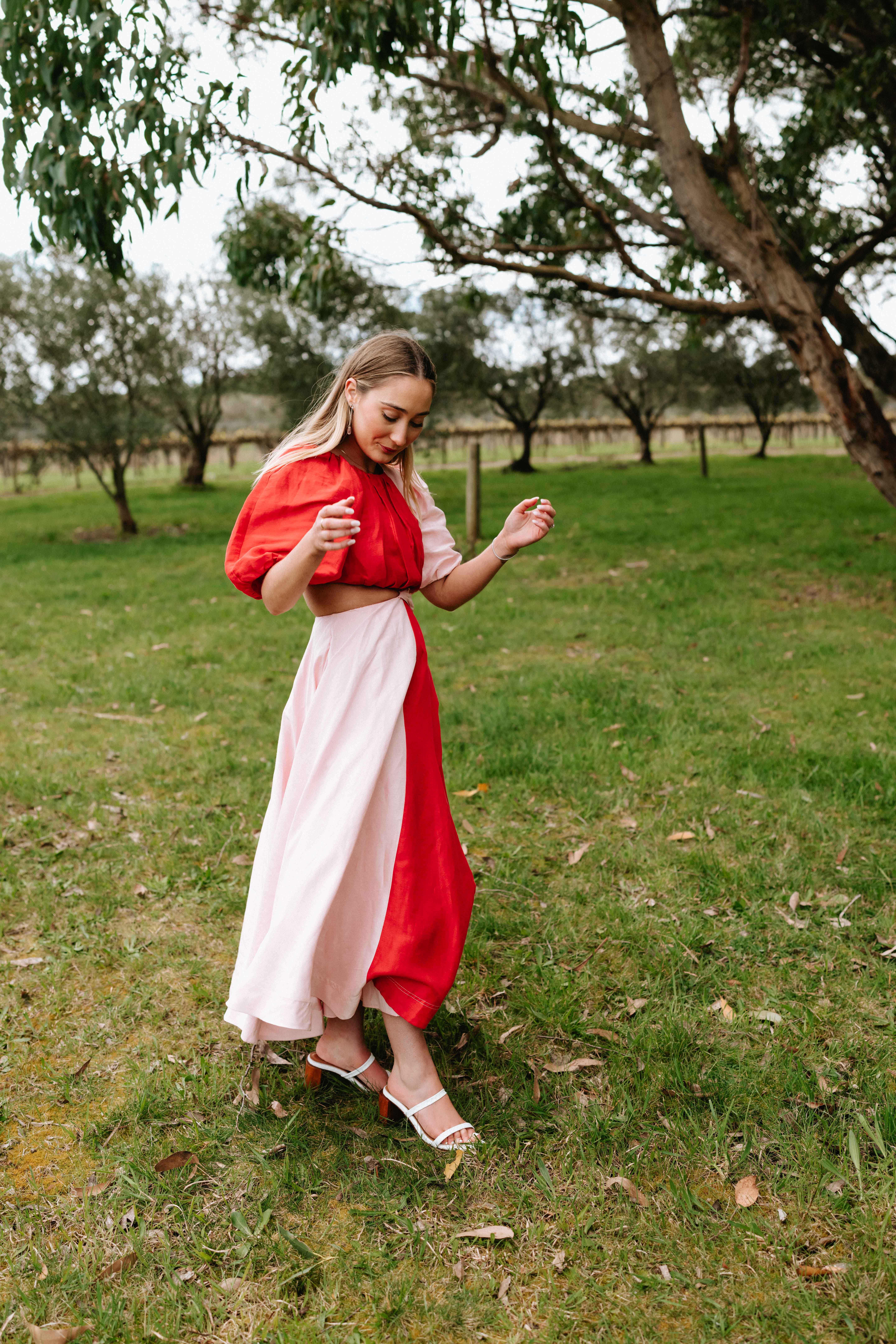 Formal rental Aje Aje Entwined Dress Print Size 6