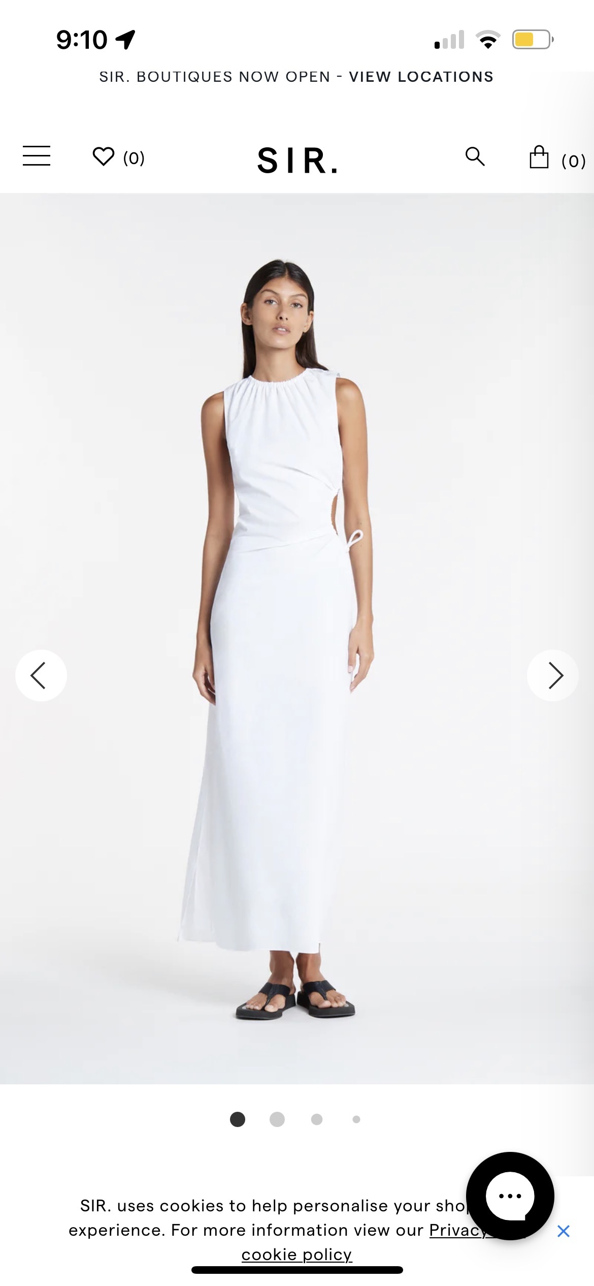 Designer rental Sir The Label Mason Laced Midi Dress