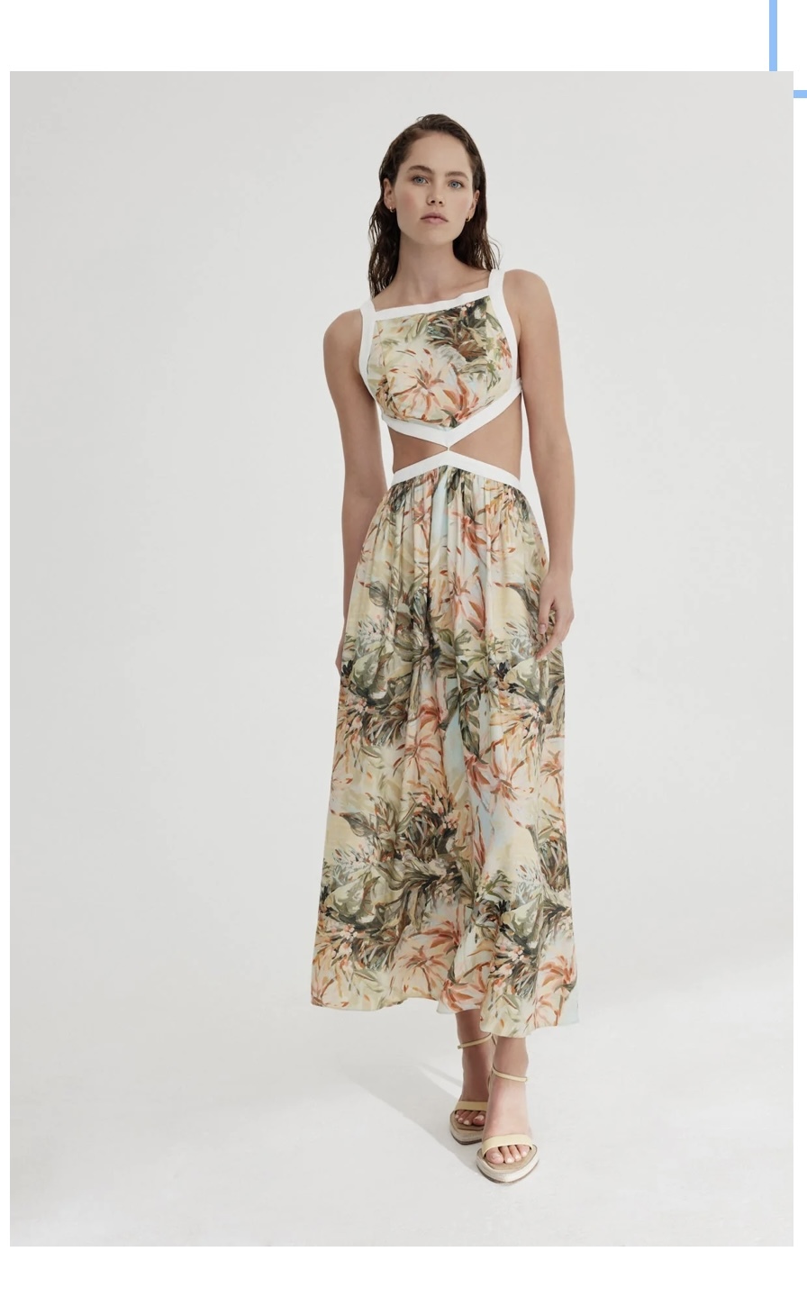 Affordable Significant Other Marino Dress Painted Floral