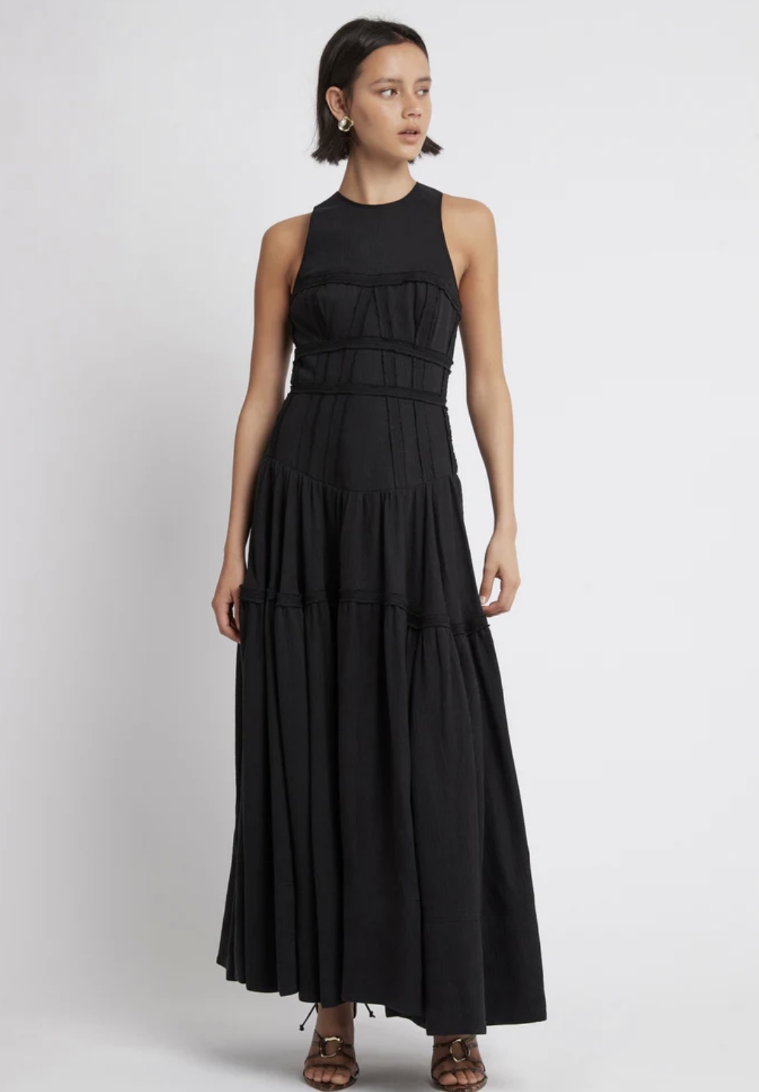 Formal rental Aje Tidal Corset Midi Dress