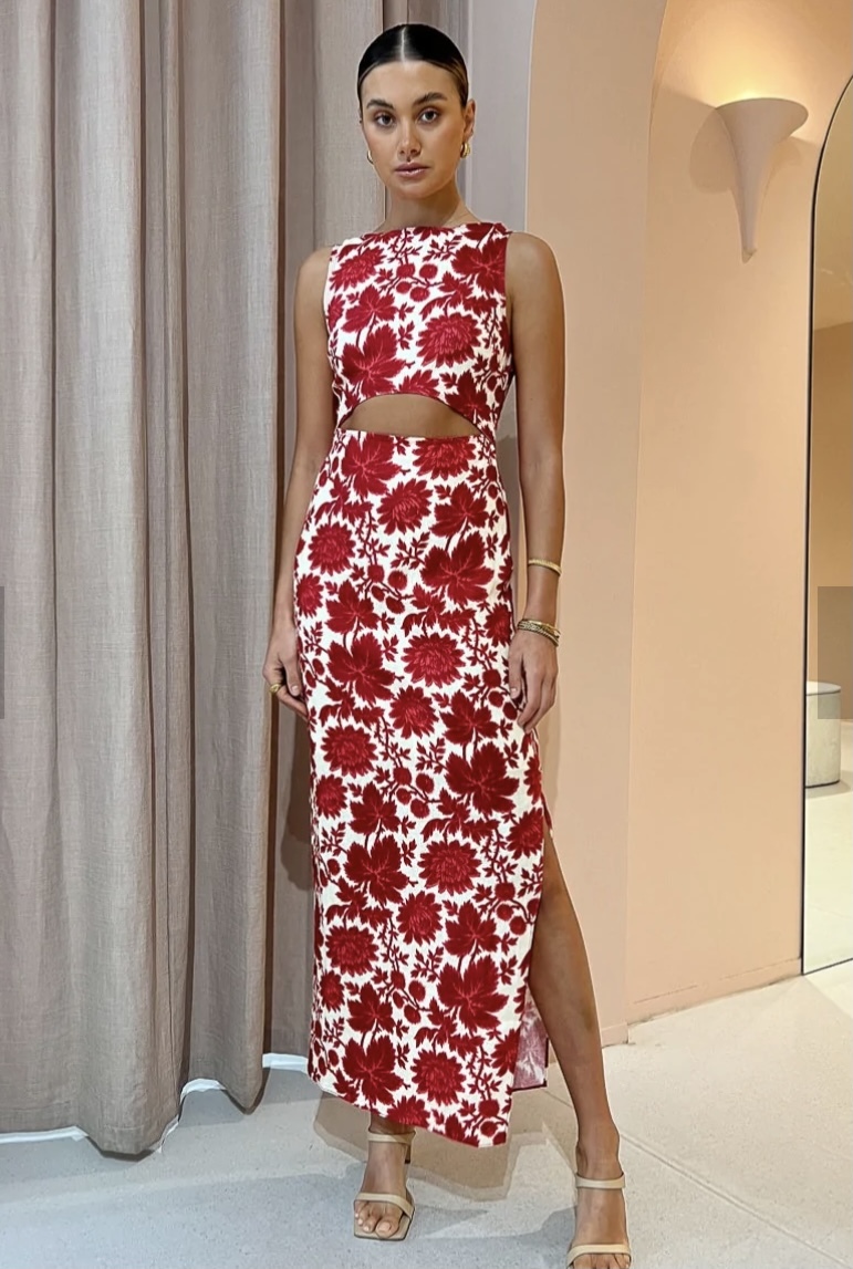 Formal rental Sir The Label Cinta Cut Out Midi Dress