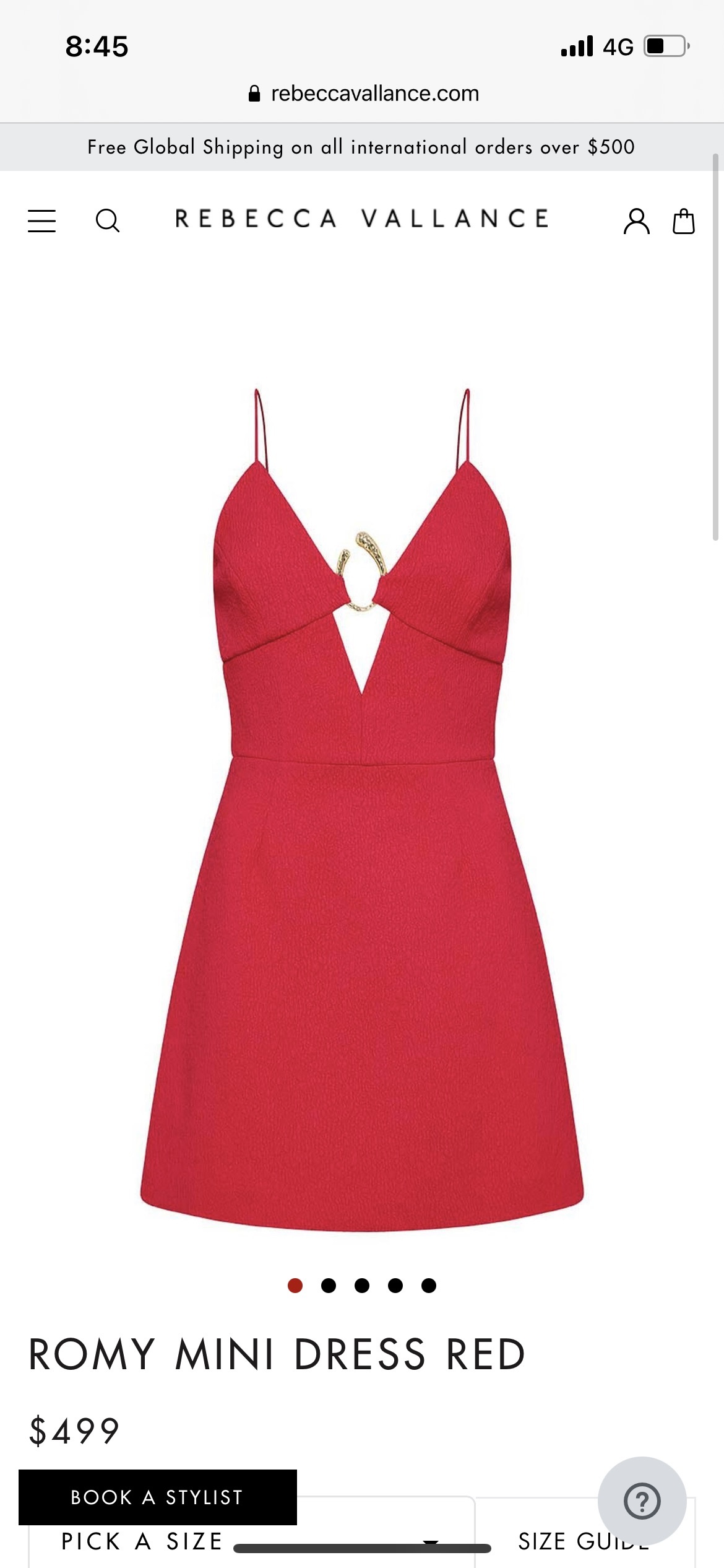 Rebecca Vallance Red for hire