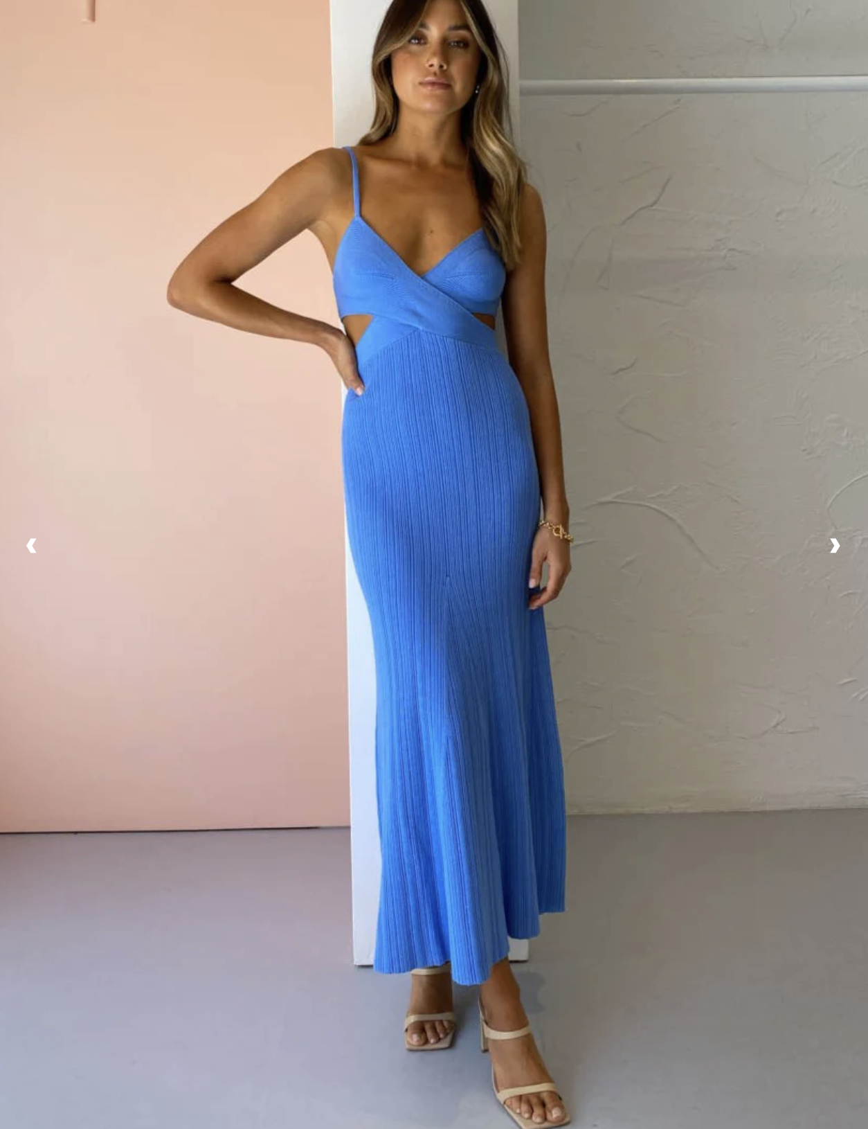 Designer rental Anna Quan Sabrina Dress In Iris