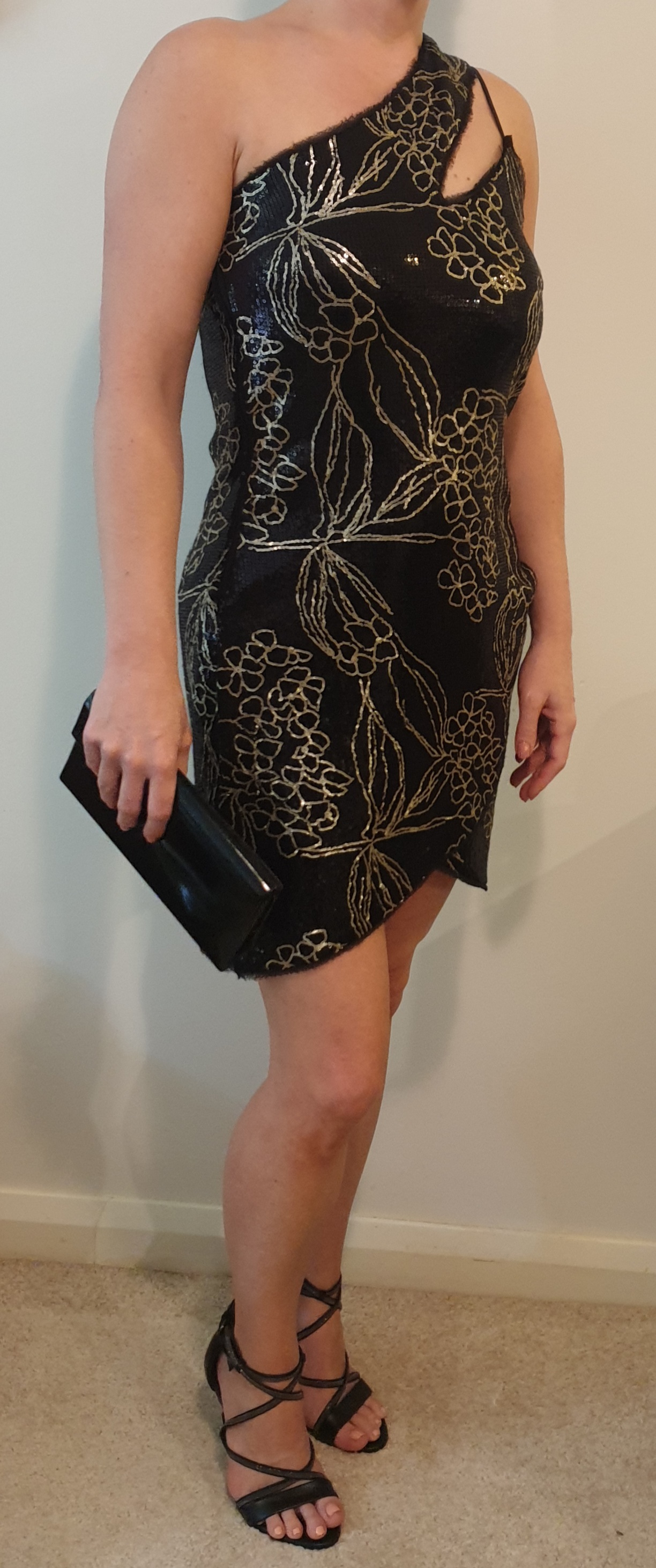 Borrow a Patrizia Pepe Sequin One Shoulder