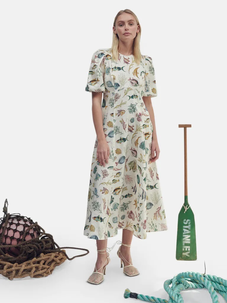 Cheap designer Alemais Wanda Midi Dress