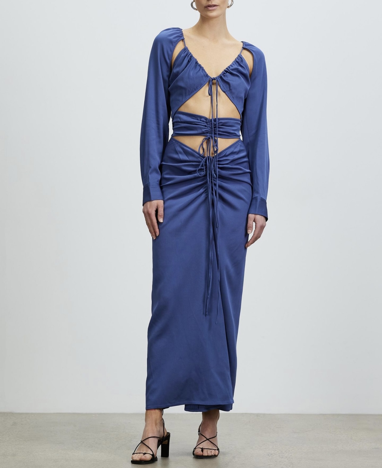 For rent a Christopher Esber Ruched Floating Sleeve Dress