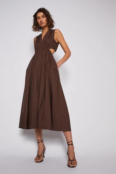 Borrow a Scanlan Theodore Cotton Drawcord Dress