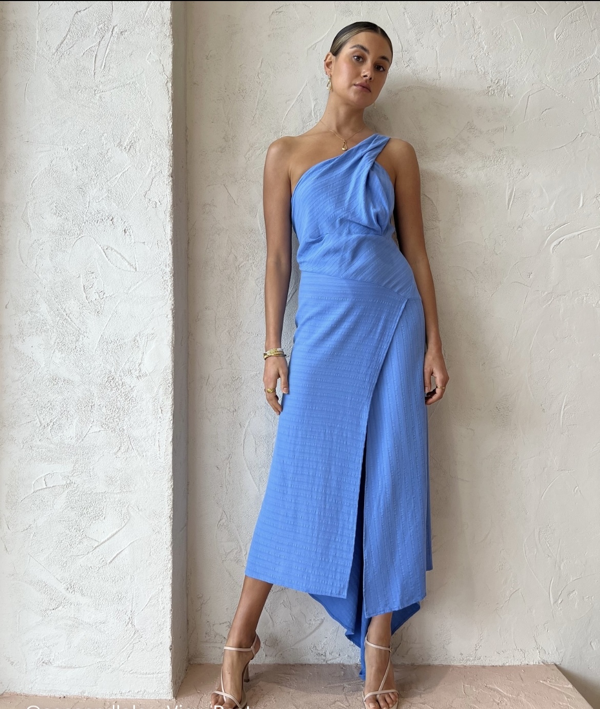 Loan a One Fell Swoop Matilda Dress In Viola Blue